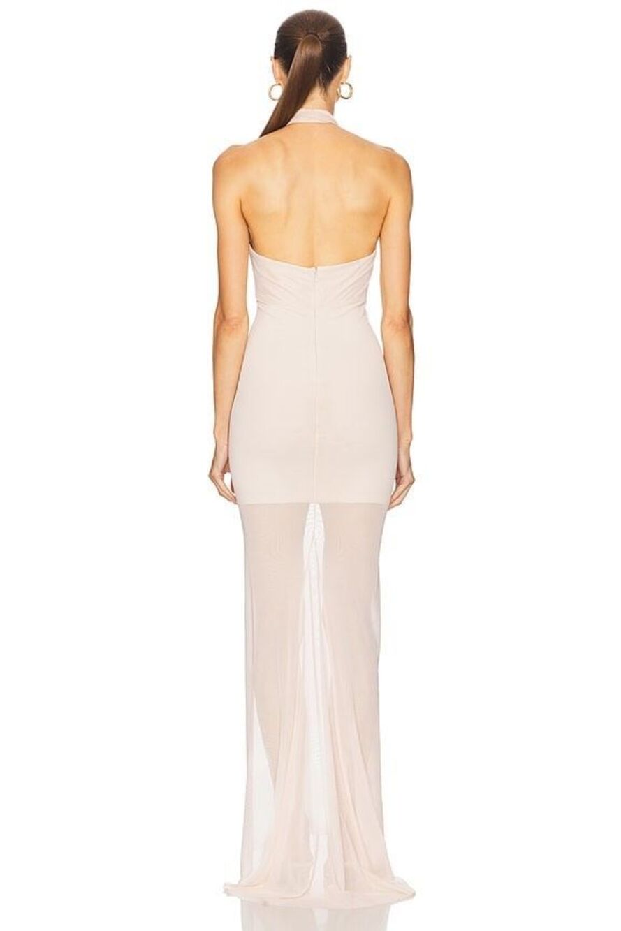 Amanda Uprichard x REVOLVE Alaina Gown in Biscotti Size Medium $255 - Picture 3 of 10